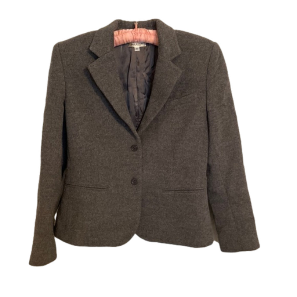 Isaac Mizrahi Designer Cashmere Blend Blazer With Silk Lining Super Soft Size 6